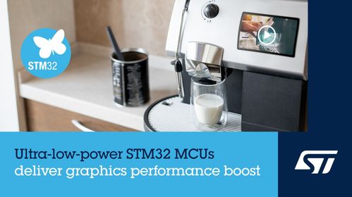 意法半导体超低功耗stm32mcu上新,让便携产品轻松拥有惊艳图效
